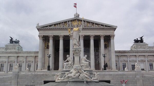 Edificio del Parlamento, en Viena - Sputnik Mundo