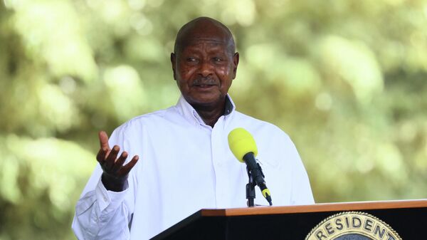 Yoweri Museveni,  el presidente de Uganda  - Sputnik Mundo