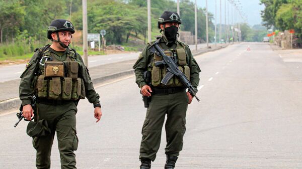 La Policía Nacional de Colombia  - Sputnik Mundo
