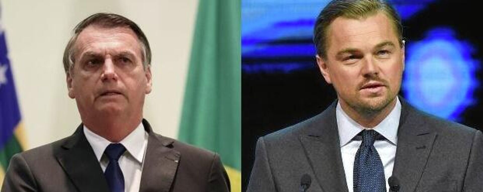 El presidente de Brasil, Jair Bolsonaro, y el actor estadounidense, Leonardo DiCaprio - Sputnik Mundo, 1920, 28.07.2022