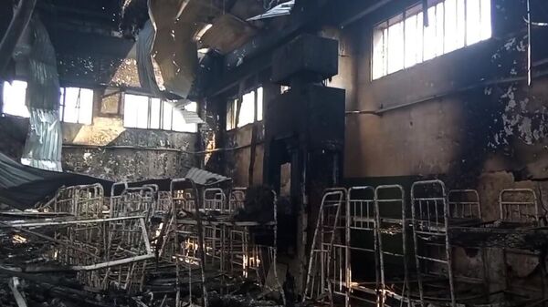 El bombardeo del centro penitenciario de Elénovka, en la República Popular de Donetsk (RPD) - Sputnik Mundo