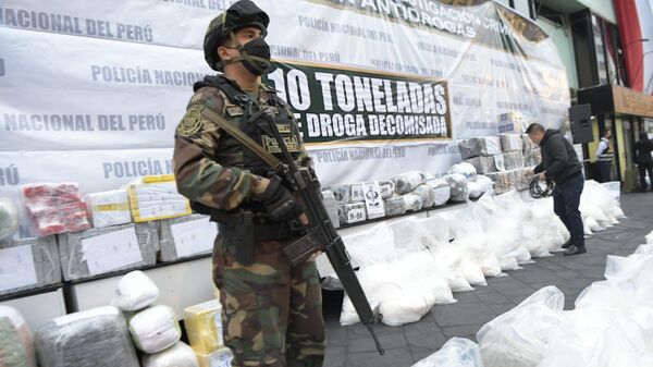 Drogas decomisadas por la Policía de Perú - Sputnik Mundo