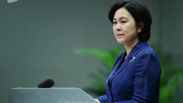 Hua Chunying, la portavoz del Ministerio de Exteriores de China  - Sputnik Mundo