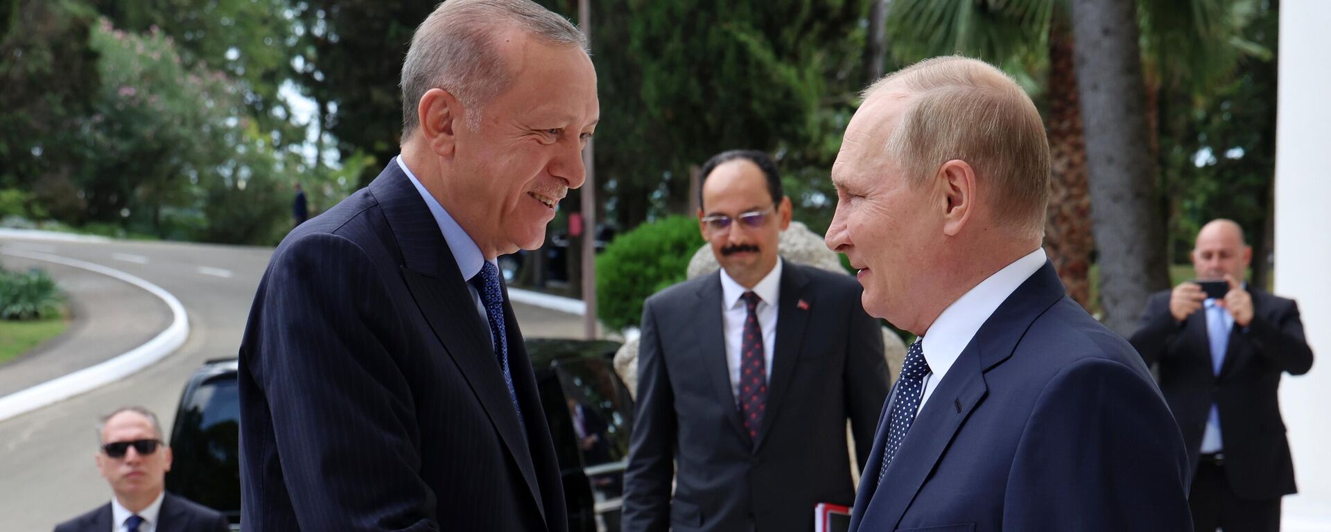 Los presidentes de Turquía y Rusia, Recep Tayyip Erdogan y Vladímir Putin - Sputnik Mundo, 1920, 17.08.2022