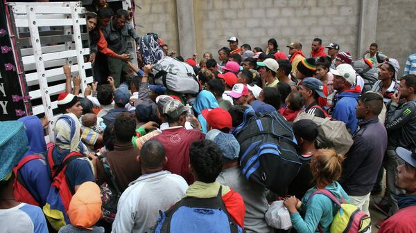 Migrantes venezolanos (referencial) - Sputnik Mundo