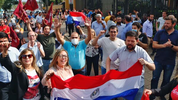 Movilización ciudadana en Paraguay - Sputnik Mundo