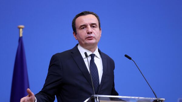 Albin Kurti, el primer ministro de la autoproclamada república de Kosovo - Sputnik Mundo