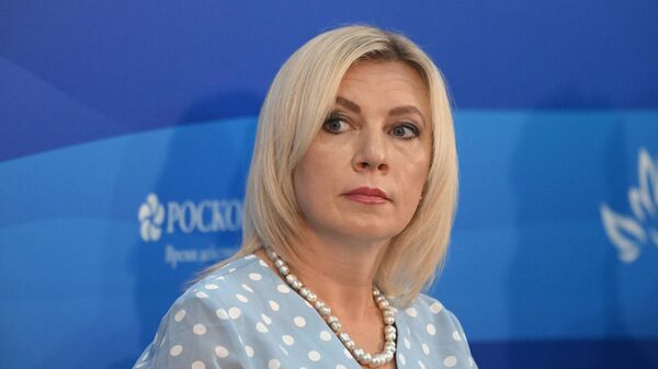 María Zajárova, la portavoz del Ministerio de Asuntos Exteriores de Rusia - Sputnik Mundo
