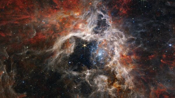 Tarántula cósmica captada por el telescopio James Webb. - Sputnik Mundo