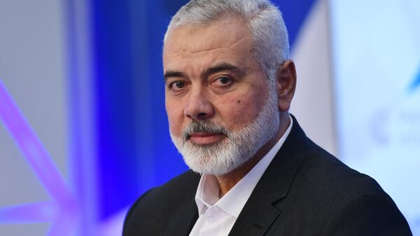 El presidente del Buró Político del movimiento Hamás, Ismail Haniya - Sputnik Mundo