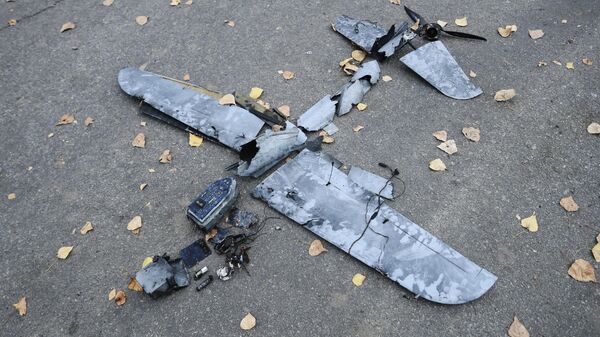 Drone roto en la central nuclear de Zaporiyia - Sputnik Mundo