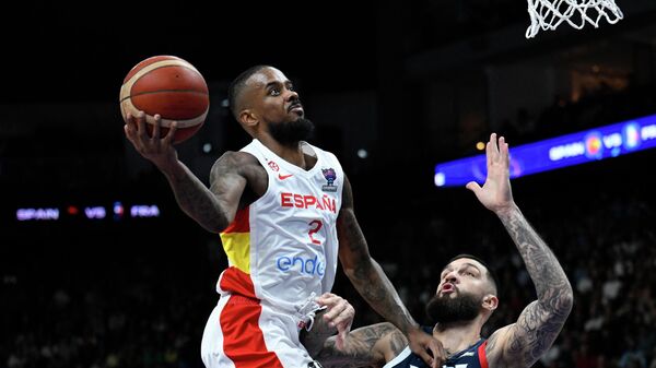 Lorenzo D'ontez Brown de la selección de baloncesto de España en Eurobasket 2022 - Sputnik Mundo