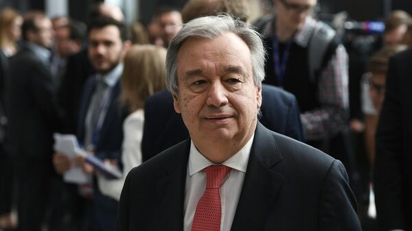 António Guterres, el secretario general de la Organización de las Naciones Unidas (ONU) - Sputnik Mundo