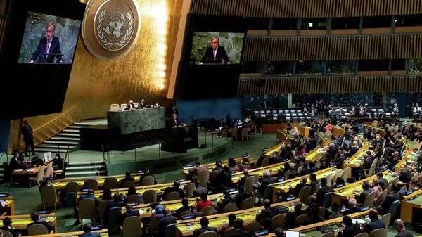 La Asamblea General de las Naciones Unidas en EEUU - Sputnik Mundo
