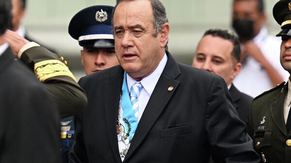 El presidente de Guatemala, Alejandro Giammattei - Sputnik Mundo