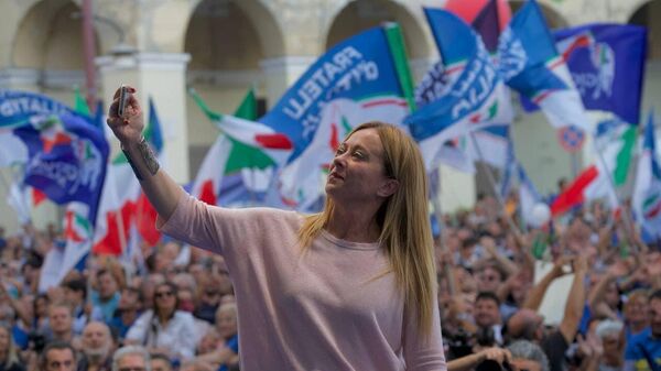 Giorgia Meloni, candidata del partido Hermanos de Italia - Sputnik Mundo