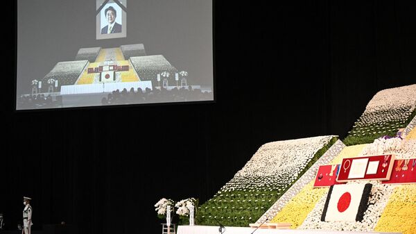 Funeral de Estado de Shinzo Abe el 27 de septiembre del 2022 - Sputnik Mundo