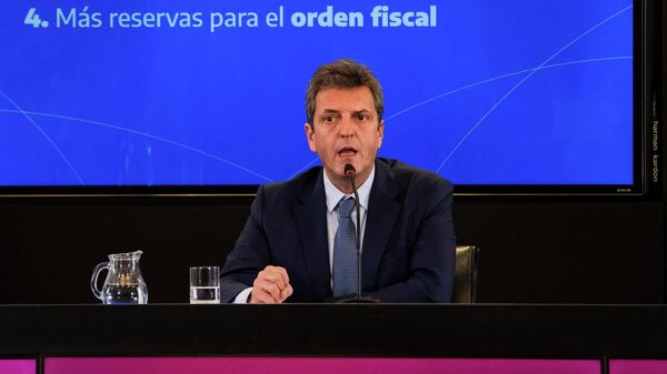 El ministro de Economía de Argentina, Sergio Massa - Sputnik Mundo