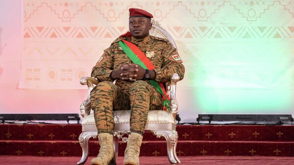 El líder depuesto del Gobierno de Burkina Faso, Paul-Henri Sandaogo Damiba - Sputnik Mundo