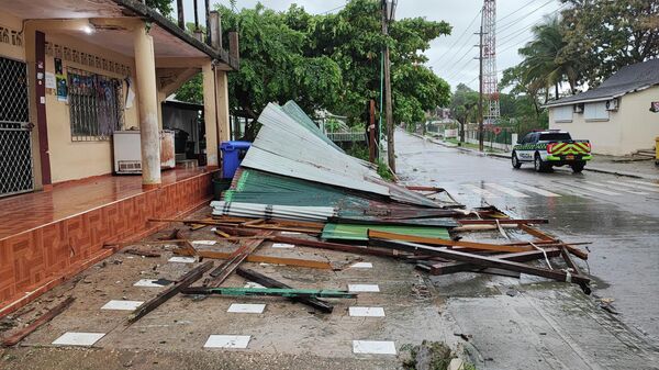 Las consecuencias del huracán Julia en en la isla de San Andrés - Sputnik Mundo
