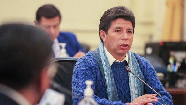 El presidente de Perú, Pedro Castillo - Sputnik Mundo