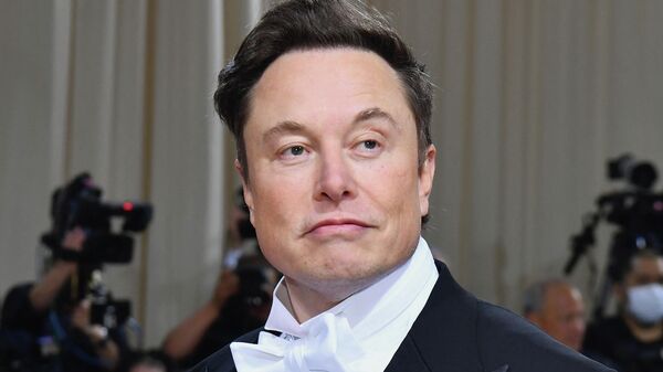 El empresario Elon Musk durante un evento en el Met de Nueva York en octubre de 2022 - Sputnik Mundo
