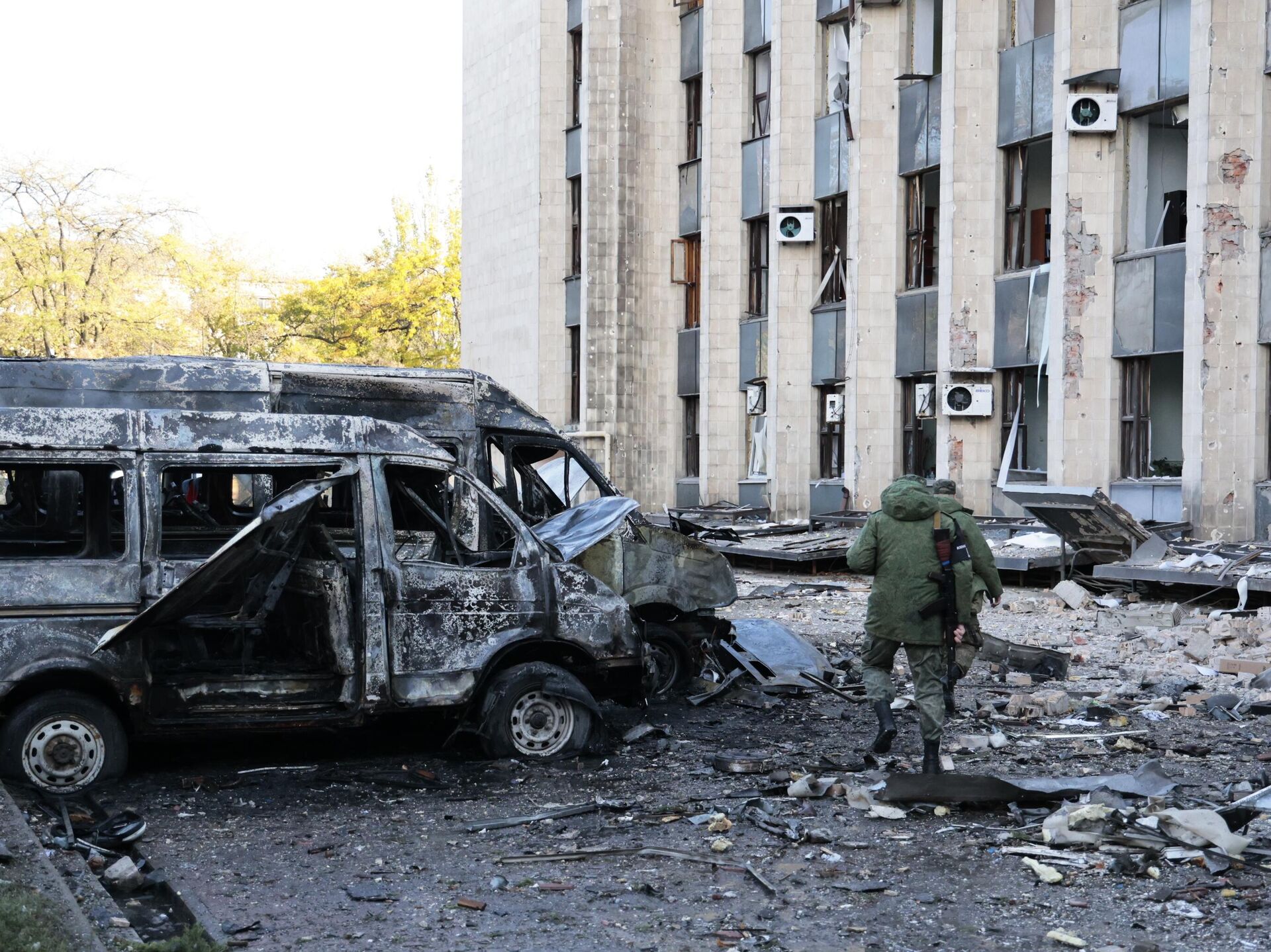 Сейчас 17 октября. Разрушенные города Украины.