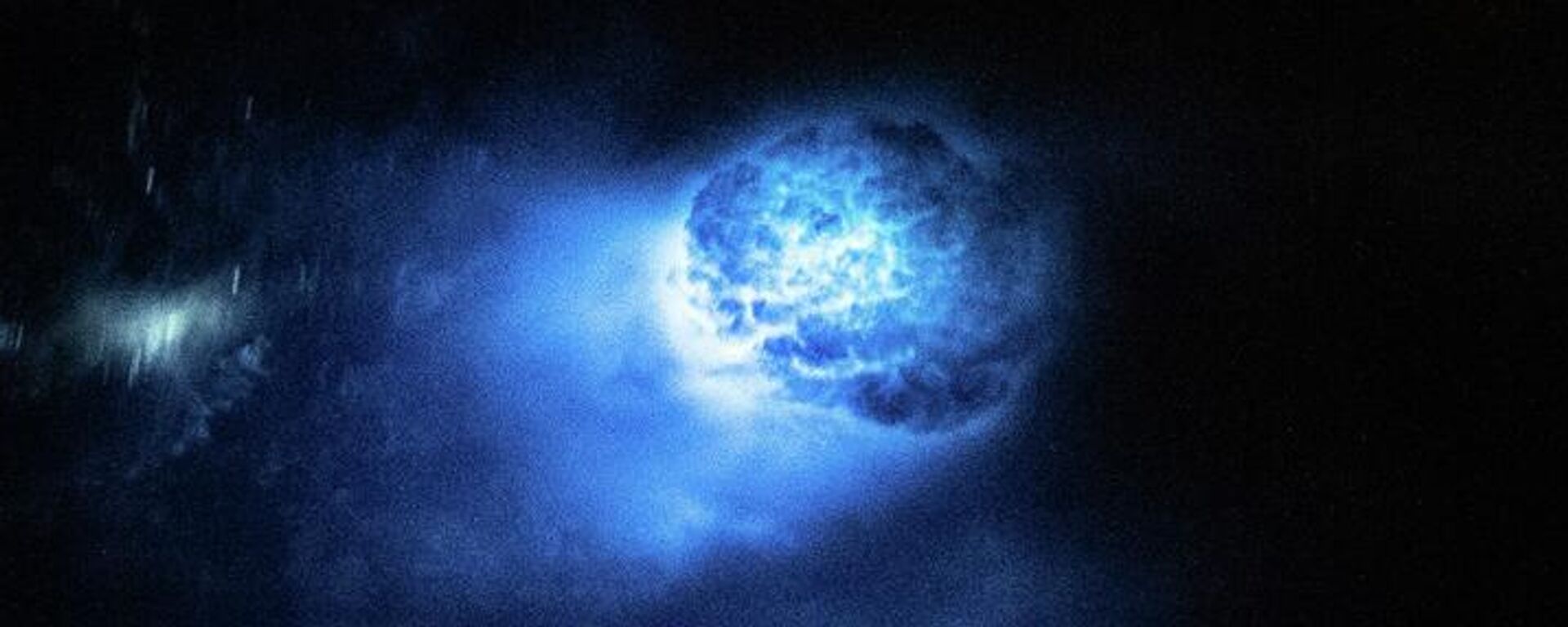 Dos manchas azules de luz que brillan en la atmósfera de la Tierra - Sputnik Mundo, 1920, 19.10.2022