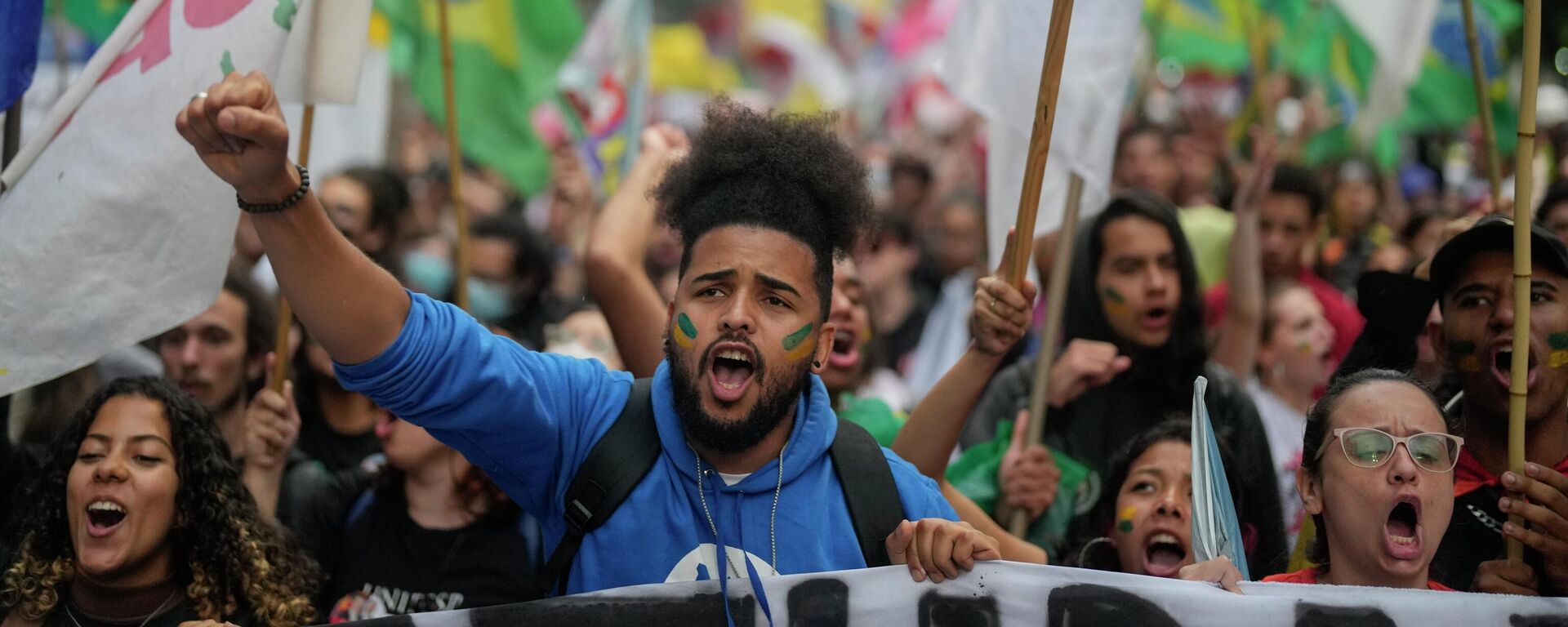 Protesta estudiantil en Sao Paulo, octubre de 2022 - Sputnik Mundo, 1920, 25.10.2022