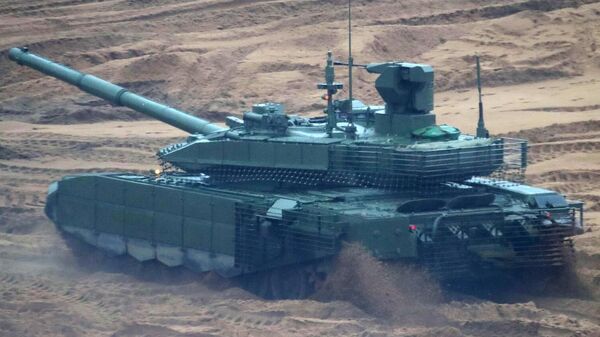 Un carro de combate T-90M - Sputnik Mundo