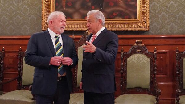 Andrés Manuel López Obrador y Luiz Inácio Lula da Silva - Sputnik Mundo