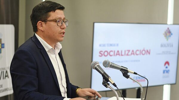 El ministro de Planificación del Desarrollo de Bolivia, Sergio Cusicanqui - Sputnik Mundo