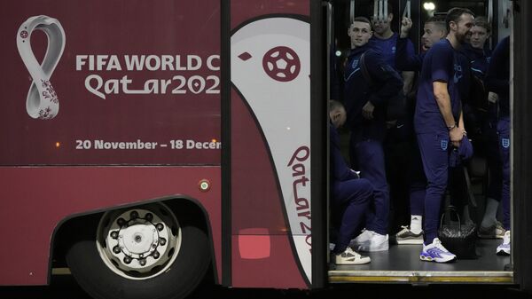 Logo de la Copa del Mundo de fútbol en Catar, 2022 - Sputnik Mundo