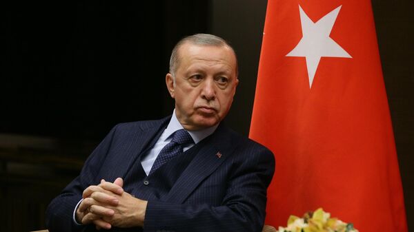 El líder turco, Recep Tayyip Erdogan - Sputnik Mundo