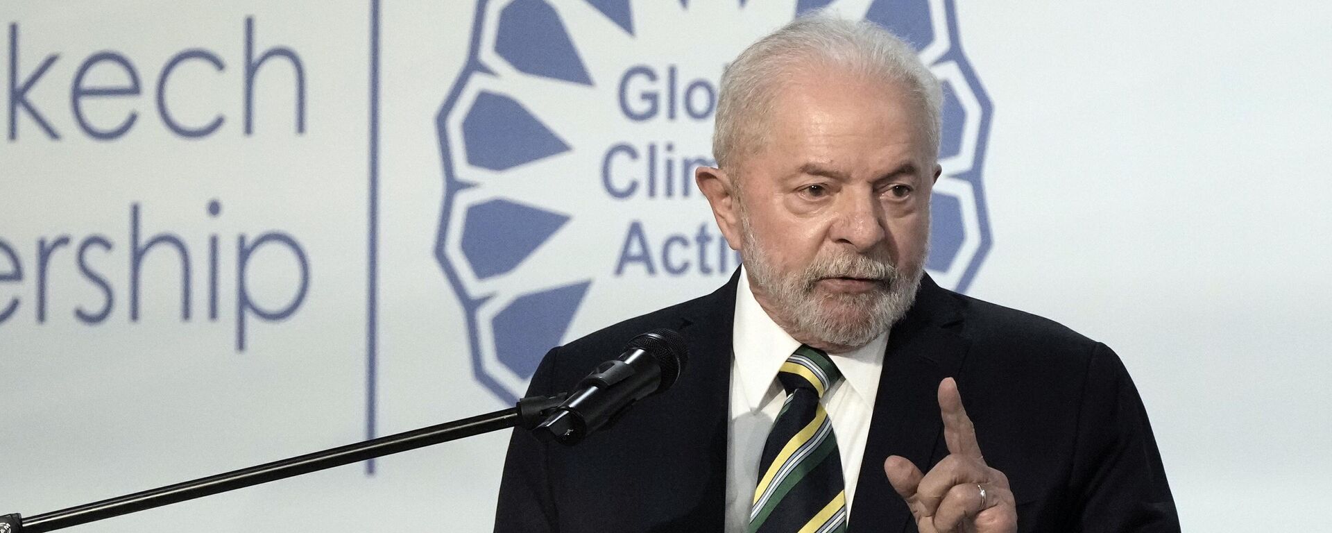 El presidente electo de Brasil, Luiz Inácio Lula da Silva, durante la 27 Conferencia de las Partes (COP27) de la Convención Marco de las Naciones Unidas sobre el Cambio Climático que se celebra en Egipto - Sputnik Mundo, 1920, 08.12.2022