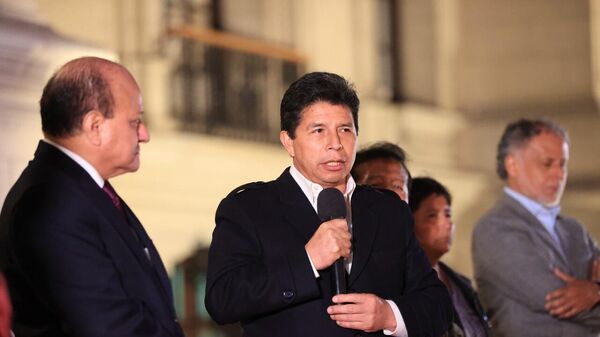 El presidente del Perú, Pedro Castillo - Sputnik Mundo