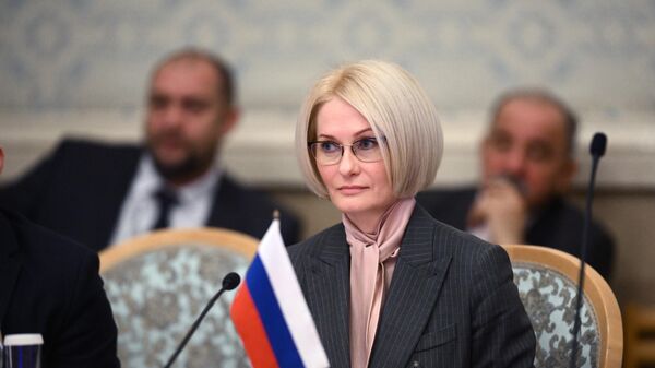 Victoria Abramchenko, la presidente del jurado y viceprimera ministra de Rusia - Sputnik Mundo