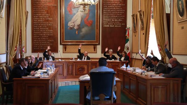 Una sesión del Tribunal Superior de Justicia de Zacatecas en noviembre de 2022 - Sputnik Mundo