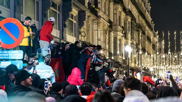 Disturbios en Bruselas tras triunfo de Marruecos contra España - Sputnik Mundo