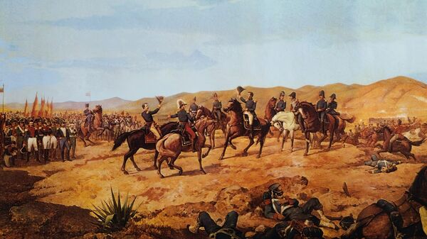 Batalla de Ayacucho, pintura de Martín Tovar y Tovar - Sputnik Mundo