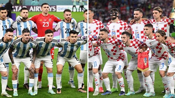 Las selecciones de Argentina y Croacia  - Sputnik Mundo