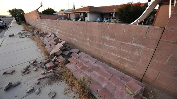 La consecuencias del sismo en California (foto de archivo) - Sputnik Mundo