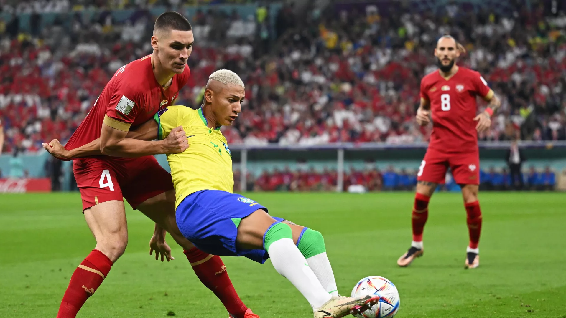 Richarlison en el partido entre Brasil y Serbia - Sputnik Mundo, 1920, 23.12.2022