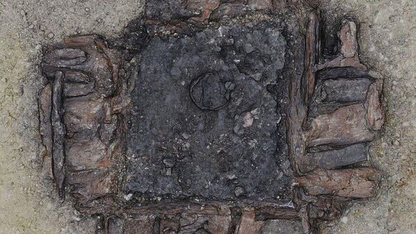 El pozo de madera de la Edad de Bronce, desenterrado por arqueólogos en la ciudad alemana de Germering - Sputnik Mundo