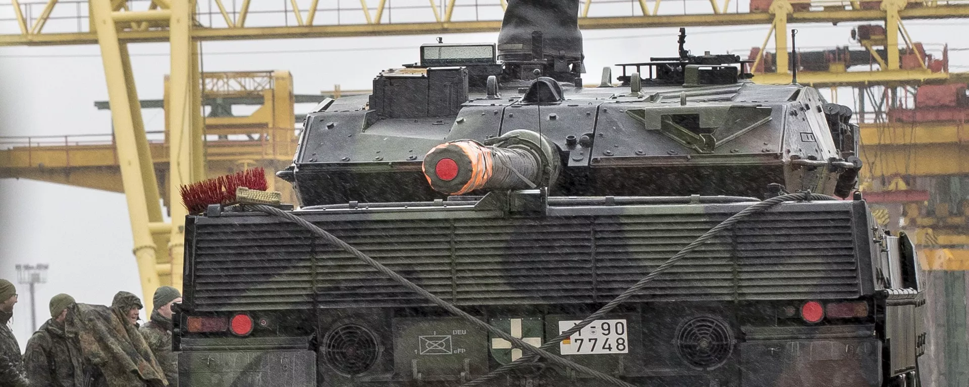 Um tanque Leopard 2 do exército alemão Um tanque Leopard 2 do exército alemão - Sputnik World, 1920, 25.02.2023