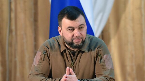 El jefe interino de la la República Popular de Donetsk (RPD), Denís Pushilin - Sputnik Mundo