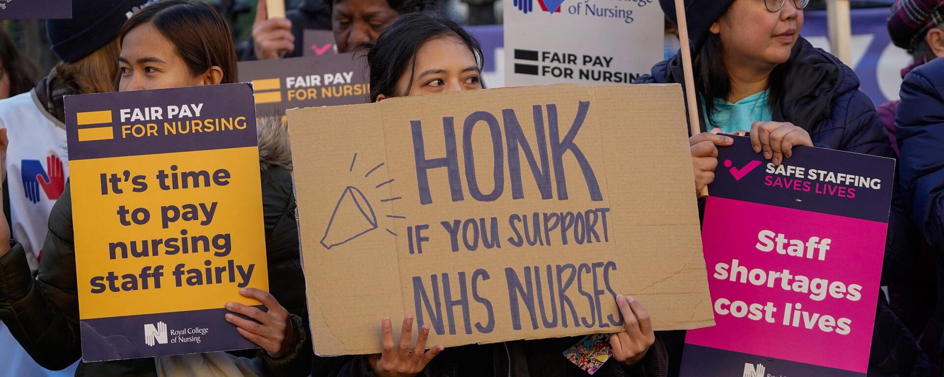 Protesta de trabajadores sanitarios en Londres, Reino Unido - Sputnik Mundo, 1920, 12.01.2023