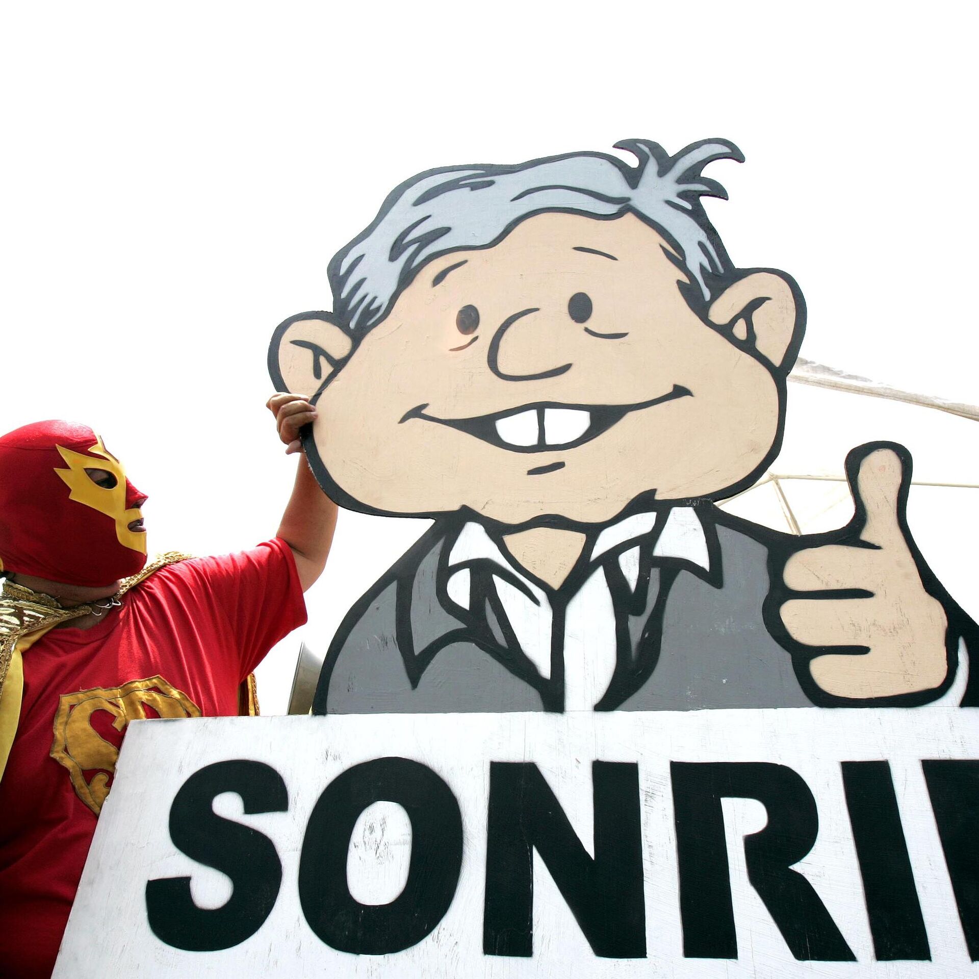 La simpática caricatura de AMLO que está prohibida en México para los  partidos políticos , Sputnik Mundo