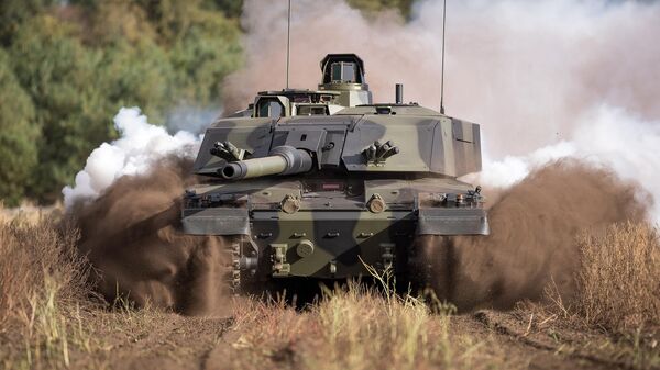 Reino Unido determinó aportar decenas de tanques a las fuerzas armadas ucranianas para combatir a Rusia. - Sputnik Mundo
