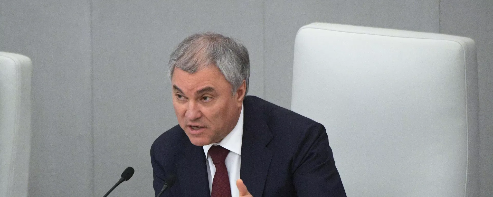 Viacheslav Volodin, el presidente de la Duma de Estado (Cámara Baja del Parlamento ruso) - Sputnik Mundo, 1920, 22.01.2023